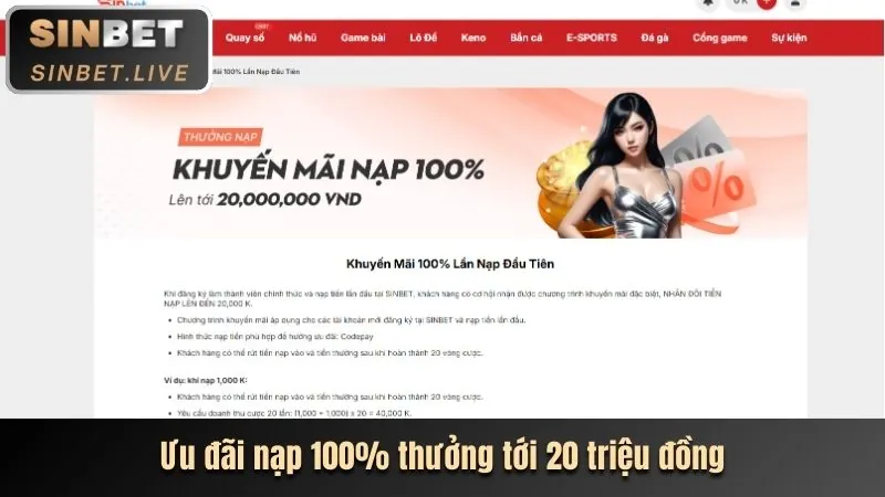 Hướng dẫn nhận khuyến mãi K188